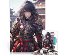 Puzzle da 1000 pezzi per adolescenti Ragazza ninja samurai carina Giocattoli educativi Decorazione murale Regali unici per compleanno e Natale 52x38cm
