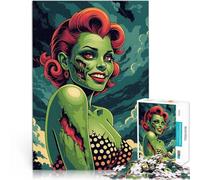 Puzzle da 1000 pezzi per adolescenti Ragazza pin-up zombi Giocattolo educativo per l'apprendimento Collezione di artisti, Belle arti 75x50cm