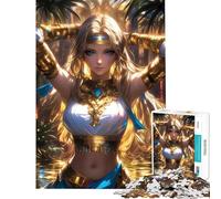 Puzzle da 1000 pezzi per adolescenti ragazza sexy dea egizia puzzle per adulti giochi rilassanti migliora la memoria ideale come regalo per tutta la famiglia (dimensioni 50x75cm)