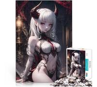 Puzzle da 1000 pezzi per adolescenti Ragazza sexy del demone infernale Rompicapo Attività divertenti a casa, regali di compleanno, regali di viaggio, 75x50cm