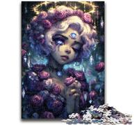 Puzzle da 1000 pezzi per adolescenti, ragazza spirito mistico, giocattoli educativi per l'apprendimento, giochi per famiglie, migliora l'amore tra coppie, 50x75cm