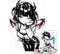 Puzzle da 1000 pezzi per adolescenti ragazza succube anime sfida da completare decorazione perfetta giocattolo antistress per ragazzi dai 14 anni in su (38x26cm)