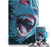 Puzzle da 1000 pezzi per adolescenti Ragazza teschio anime vampiro Giocattoli da gioco Ogni pezzo è unico - Gioco divertente e stimolante per tutta la famiglia 75x50cm