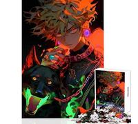 Puzzle da 1000 pezzi per adolescenti ragazzo anime con lupo giocattoli antistress regali di Babbo Natale segreto gioco pratico interazione genitore-figlio dimensioni 50x75cm