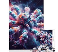 Puzzle da 1000 pezzi per adolescenti ragno spaziale decorazione per la casa giocattoli ottimo regalo per giochi educativi migliora l'amore tra coppie dimensioni 38x26cm