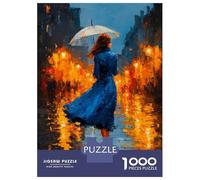 Puzzle Da 1000 Pezzi Per Adolescenti Rain And Amber - Walking Through The Memory Lights Puzzle Per Adulti Gioco Rompicapo Assemblaggio Di Modelli Regali Di Compleanno E Unici 70x50cm/1000pcs