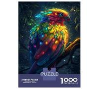 Puzzle Da 1000 Pezzi Per Adolescenti Rainbow Feathered Bird Puzzle Per Adolescenti Giochi Rilassanti Corsa Di Velocità Manuale Aiuta Ad Allenare Il Cervello 52x38cm/1000pcs