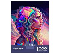 Puzzle Da 1000 Pezzi Per Adolescenti Rainbow Geometry Goddess 1 Puzzle Per Adulti Giocattoli Antistress Analisi E Logica Regalo Di Compleanno, Regali, 52x38cm/1000pcs