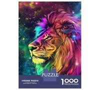 Puzzle Da 1000 Pezzi Per Adolescenti Rainbow Lion Art Print-1 Puzzle Per Adulti Giochi Rilassanti Ma Divertenti E Umoristici È Ideale Come Regalo 70x50cm/1000pcs