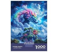 Puzzle Da 1000 Pezzi Per Adolescenti Rainbow Wolf in The Clouds Puzzle Per Adulti Gioco Pratico Decorazione Da Parete Offerta Come Regalo Per Tutta La Famiglia 38x26cm/1000pcs