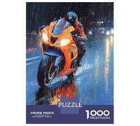 Puzzle Da 1000 Pezzi Per Adolescenti Rainy Night Motorcycle Ride Puzzle Per Adulti Gioco Pratico Regali Per Donne Regali Per Amici E Familiari 70x50cm/1000pcs
