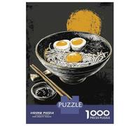 Puzzle Da 1000 Pezzi Per Adolescenti Ramen Bowl with Eggs And Chopsticks Puzzle Per Adolescenti Giocattoli Antistress Regalo Di Compleanno, Natale 38x26cm/1000pcs