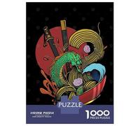 Puzzle Da 1000 Pezzi Per Adolescenti Ramen Dragon Puzzle Per Adulti Giochi Rilassanti Decorazione Per La Casa Offerta Come Regalo Per Tutta La Famiglia 38x26cm/1000pcs