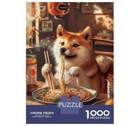 Puzzle Da 1000 Pezzi Per Adolescenti Ramen Shiba Inu Puzzle Per Adulti Giochi Rilassanti Analisi E Logica Regali Unici Per Compleanni 70x50cm/1000pcs