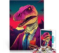Puzzle da 1000 pezzi per adolescenti Raptor in tuta Difficile da completare ma divertente e umoristico perché è ideale come regalo per tutta la famiglia 38x26cm