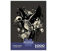 Puzzle Da 1000 Pezzi Per Adolescenti Raven Bones Puzzle Per Adulti Giochi Rilassanti Analisi E Logica Regali Unici Per Compleanno E Natale 38x26cm/1000pcs