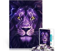 Puzzle da 1000 pezzi per adolescenti Re della giungla Giocattoli educativi per l'apprendimento Giochi per famiglie decorazione murale 38x26cm