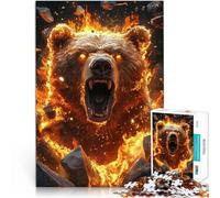 Puzzle da 1000 pezzi per adolescenti Re Orso Aiuta il cervello ad allenare i giocattoli che creano dipendenza per coltivare la pazienza decorazione murale 75x50cm