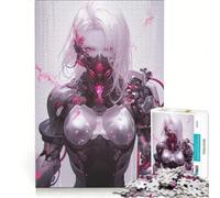 Puzzle da 1000 pezzi per adolescenti Ready to Kill Anime Girl giochi per famiglie taglio di precisione compleanno e Natale 38x52cm