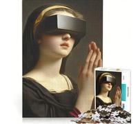 Puzzle da 1000 pezzi per adolescenti realtà virtuale preghiera giochi per famiglie divertenti e umoristici adatti per la decorazione della scrivania 50x75cm