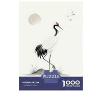 Puzzle Da 1000 Pezzi Per Adolescenti Red-crowned Crane with Sun And Birds Puzzle Per Adulti Giochi Rilassanti Decorazione Per La Casa Regali Di Compleanno E Unici 38x26cm/1000pcs