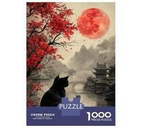 Puzzle Da 1000 Pezzi Per Adolescenti Red Moon Reverie -1 Puzzle Per Adolescenti Giochi Per Famiglie Sfida Difficile Regali Di Compleanno E Unici 52x38cm/1000pcs