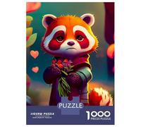 Puzzle Da 1000 Pezzi Per Adolescenti Red Panda Puzzle Per Adulti Giochi Rilassanti Regalo Di Compleanno Regali Per Amici E Familiari 70x50cm/1000pcs