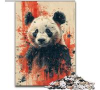 Puzzle da 1000 pezzi per adolescenti, regali a forma di panda, per età pari o superiore a 14 anni, decorazione per la casa come regalo per tutta la famiglia e gli amici (dimensioni 50x75cm)