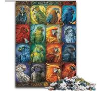 Puzzle da 1000 pezzi per adolescenti, regali a forma di pappagallo, per età pari o superiore a 14 anni, decorazione per la casa come regalo per tutta la famiglia e gli amici (dimensioni 26x38cm)