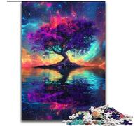 Puzzle da 1000 pezzi per adolescenti, regali Albero della vita, aiuta il cervello a esercitare giocattoli avvincenti per coltivare la pazienza e migliorare la memoria dimensioni 50x75cm
