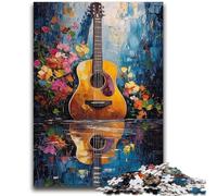 Puzzle da 1000 pezzi per adolescenti, regali, arte della chitarra, puzzle per adolescenti, giocattoli educativi per l'apprendimento, giochi per famiglie, regali e compleanni unici (38x26cm)
