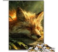 Puzzle da 1000 pezzi per adolescenti, regali artistici con animali e volpi, apprendimento educativo, ideale come regalo per tutta la famiglia (dimensioni 26x38cm)