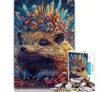 Puzzle da 1000 pezzi per adolescenti, regali artistici con ricci, giochi educativi, decorazioni per la casa, regali di compleanno, decorazioni murali 75x50cm