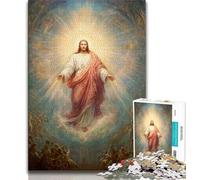 Puzzle da 1000 pezzi per adolescenti, regali artistici di Gesù, gioco stimolante, ideale come regalo per tutta la famiglia (75x50cm)
