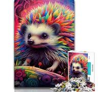 Puzzle da 1000 pezzi per adolescenti, regali artistici, puzzle a forma di riccio, giocattoli da gioco Ogni pezzo è unico: un gioco stimolante e divertente per tutta la famiglia (dimensioni 75x50cm)