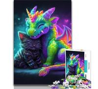 Puzzle da 1000 pezzi per adolescenti regali artistici puzzle con gatti gioco a quiz ideale come regalo per tutta la famiglia 75x50cm