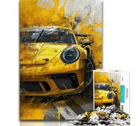 Puzzle da 1000 pezzi per adolescenti, regali, auto sportiva, dipinto a olio da 1000 pezzi per adolescenti, antistress, vacanze, ammazzare il tempo, interazione genitore-figlio (dimensioni 75x50cm)