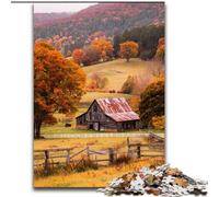 Puzzle da 1000 pezzi per adolescenti, regali autunnali, fattoria, decorazione artistica da parete e idea regalo di compleanno per amici, ufficio a casa 50x75cm