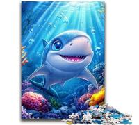 Puzzle da 1000 pezzi per adolescenti, regali Baby Shark, adatti dai 14 anni in su, giochi per famiglie, ideali come regalo per tutta la famiglia, 26x38cm