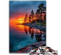 Puzzle da 1000 pezzi per adolescenti, regali, bellissime montagne e laghi, giocattoli, giochi educativi, antistress, adatti per la decorazione della scrivania, 50x75cm