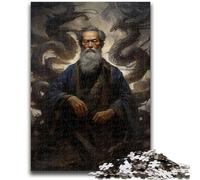 Puzzle da 1000 pezzi per adolescenti, regali Black Mage Ruling Shadows, adatti dai 14 anni in su, giochi per famiglie, ideali come regali per tutta la famiglia, 26x38cm