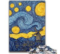 Puzzle da 1000 pezzi per adolescenti, regali, città con cielo notturno, giocattolo educativo per l'apprendimento, ideale come regalo per tutta la famiglia, 50x75cm