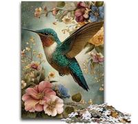 Puzzle da 1000 pezzi per adolescenti, regali Colibrì per gioco educativo, sfida, giocattolo, regalo di compleanno, regali 26x38cm