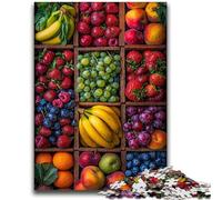 Puzzle da 1000 pezzi per adolescenti, regali, collezione di frutta per età 14+, difficili da completare ma divertenti e divertenti, ottimi regali e giocattoli, 50x75cm