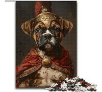 Puzzle da 1000 pezzi per adolescenti, regali con cane e cavaliere, antistress, per ammazzare il tempo, lista dei desideri con Babbo Natale, 38x26cm