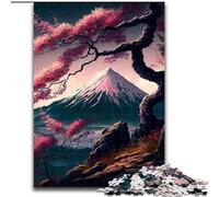 Puzzle da 1000 pezzi per adolescenti,regali con fiori di ciliegio giapponesi,aiuta il cervello a esercitare i giocattoli avvincenti per coltivare la pazienza,decorazione perfetta (dimensioni 50x75cm)