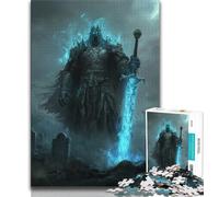 Puzzle da 1000 pezzi per adolescenti, regali Death Knight, aiuta il cervello a esercitare giocattoli avvincenti per coltivare la pazienza e migliorare la memoria 75X50CM