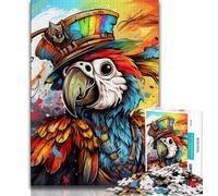Puzzle da 1000 pezzi per adolescenti, regali di animali, uccelli, pappagalli, gioco per famiglie, antistress, sfida difficile, adatto per coppie, 38x26cm