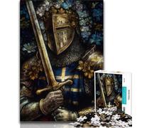 Puzzle da 1000 pezzi per adolescenti, regali di cavalieri medievali, antistress, per ammazzare il tempo in casa, per migliorare l'amore tra coppie dai 14 anni in su, 38x26cm