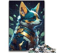 Puzzle da 1000 pezzi per adolescenti, regali di realismo magico, cane Corgi, divertimento in famiglia, ideale come regalo per tutta la famiglia dai 14 anni in su, 50x75cm